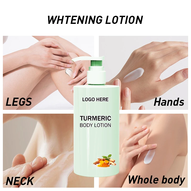 Amino Acid Donkey Milk Turmeric Body Lotion Moisturizing and Brightening Skin Tone Body Lotion Wholesale