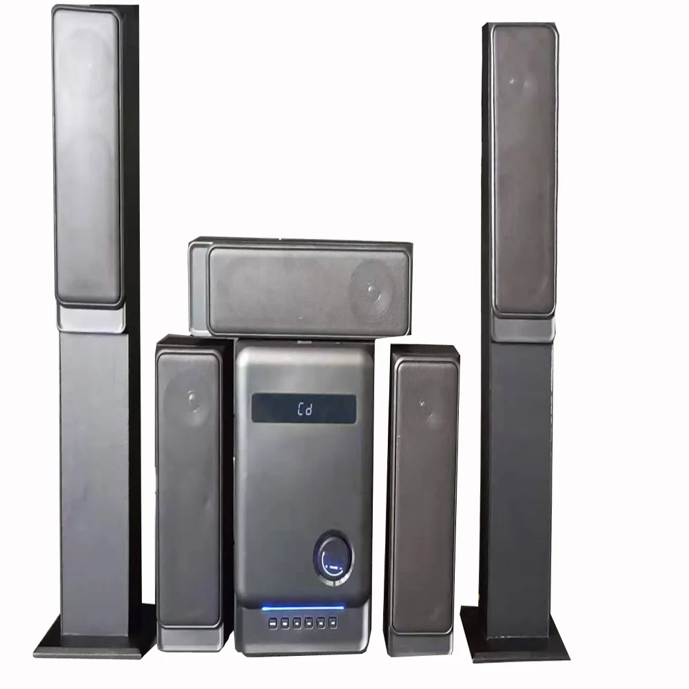 Hot Sale High Class 5.1 Multimedia Stereo Computer Speaker Subwoofer Hi-fi System Home Cinema System