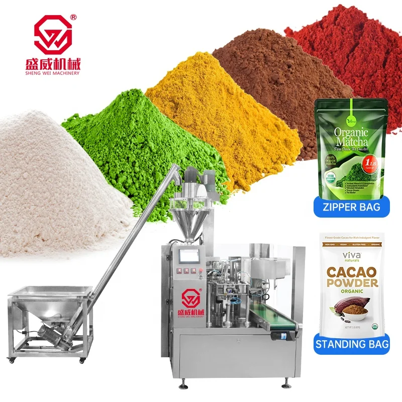 Rotary Premade Filling Machine Doypack Doy Pack Pouch Stand Up Ziplock Zipper Pet Food Bag Packing Machine Majorpack