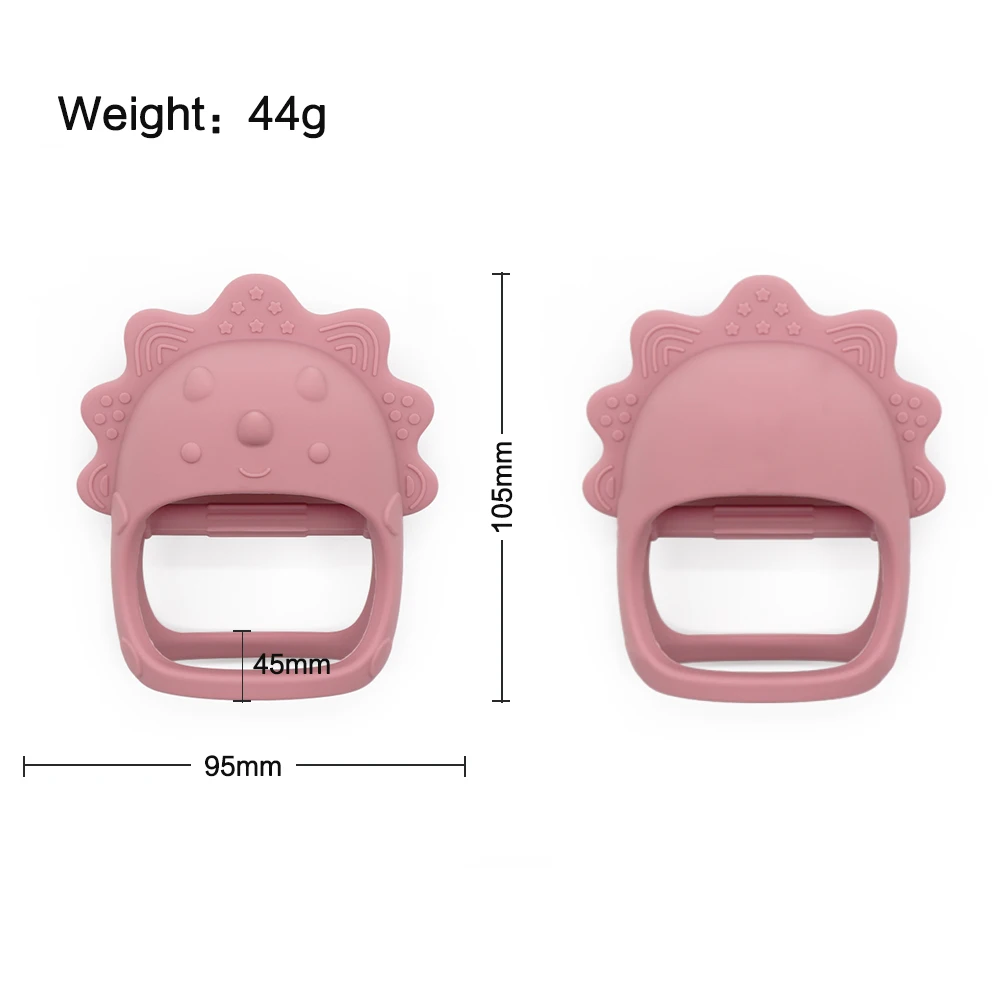 Hot Sale China Manufacturer Bpa Free Food Grade baby silicone Teething Ring Toys Funny silicone baby teething toy Wholesale