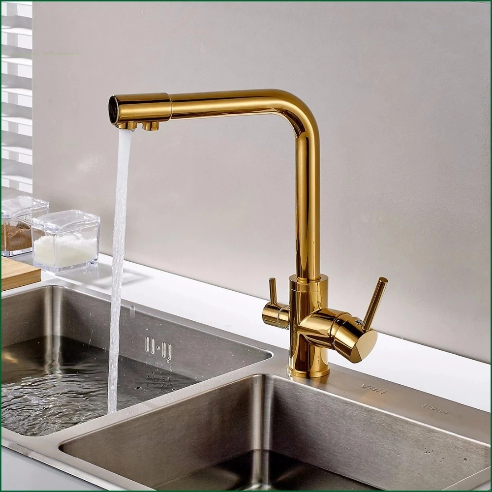 Womenly Summer Pull Filter Purifier Kitchen Faucet Model Printic Brass Torneibeachnk 3 Way RO Dladiesg Water Polished Double New