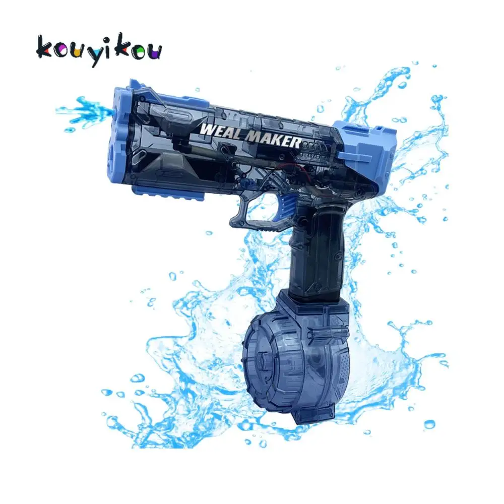Cool Electric continuous water gun large capacity Automatic high pressure Without sight children beach water game toys for Kids