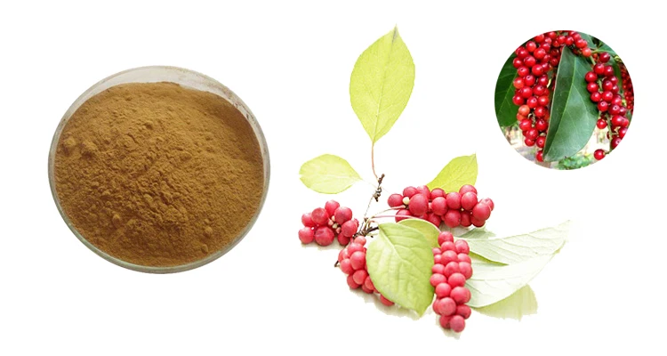Высококачественный Экстракт Ягод Schisandra 2% Chinensis ягодный порошок для здоровья