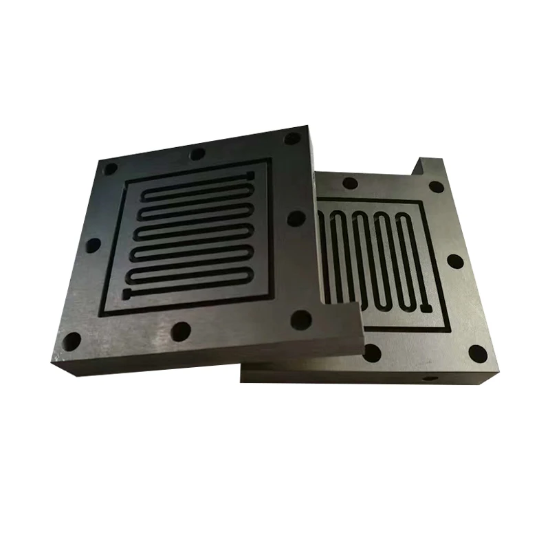 Hydrogen Fuel Cell Graphite Bipolar Plate High Purity Graphite Current Collector