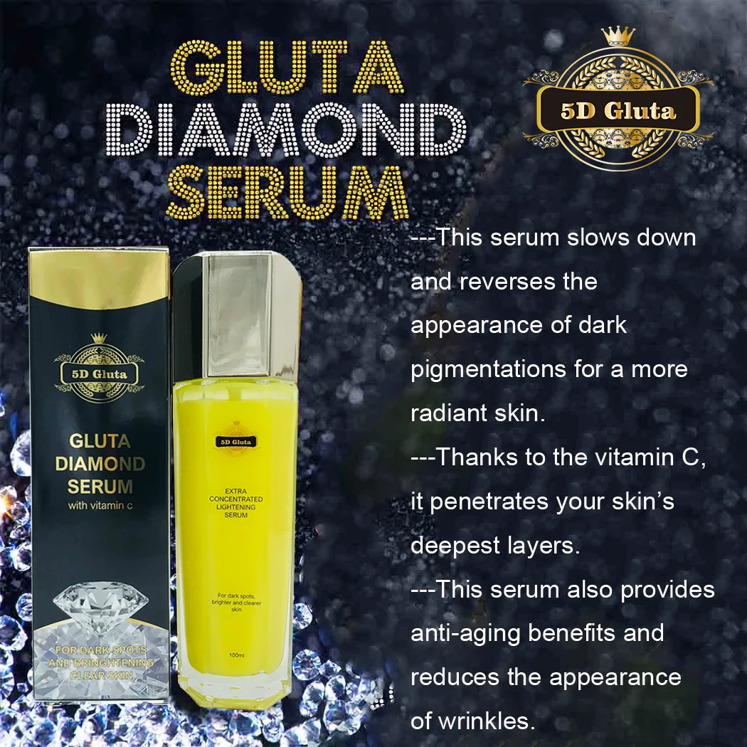 Набор для ухода за кожей 5D Gluta Miracle Super White 5 дней Отбеливание премиум класса отбеливание глютатио усилитель африканской половинной