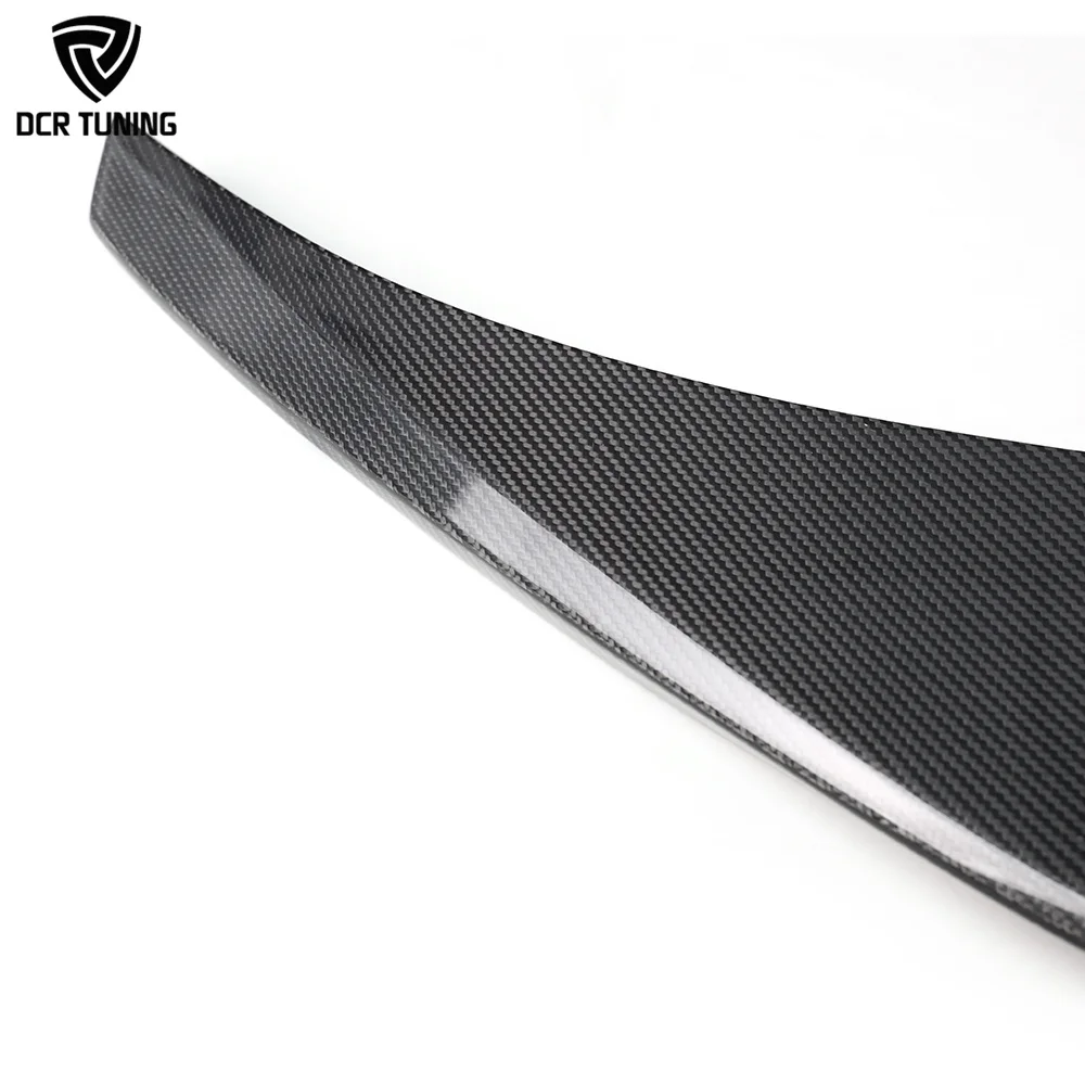 GR86 Carbon Fiber Rear Spoiler BRZ REAL Carbon Trunk Spoiler Bumper Trunk Lip Car Auto Parts for Toyota GR86 2020+ For Subaru
