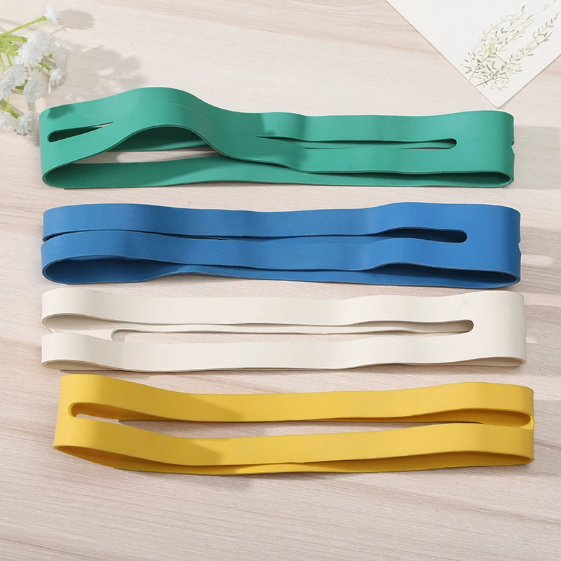 Assorted Color H-Band Silicone Rubberband X Rubber Band for Books, Cameras, Art, Cooking, Wrapping, Exercise, Bag Wraps