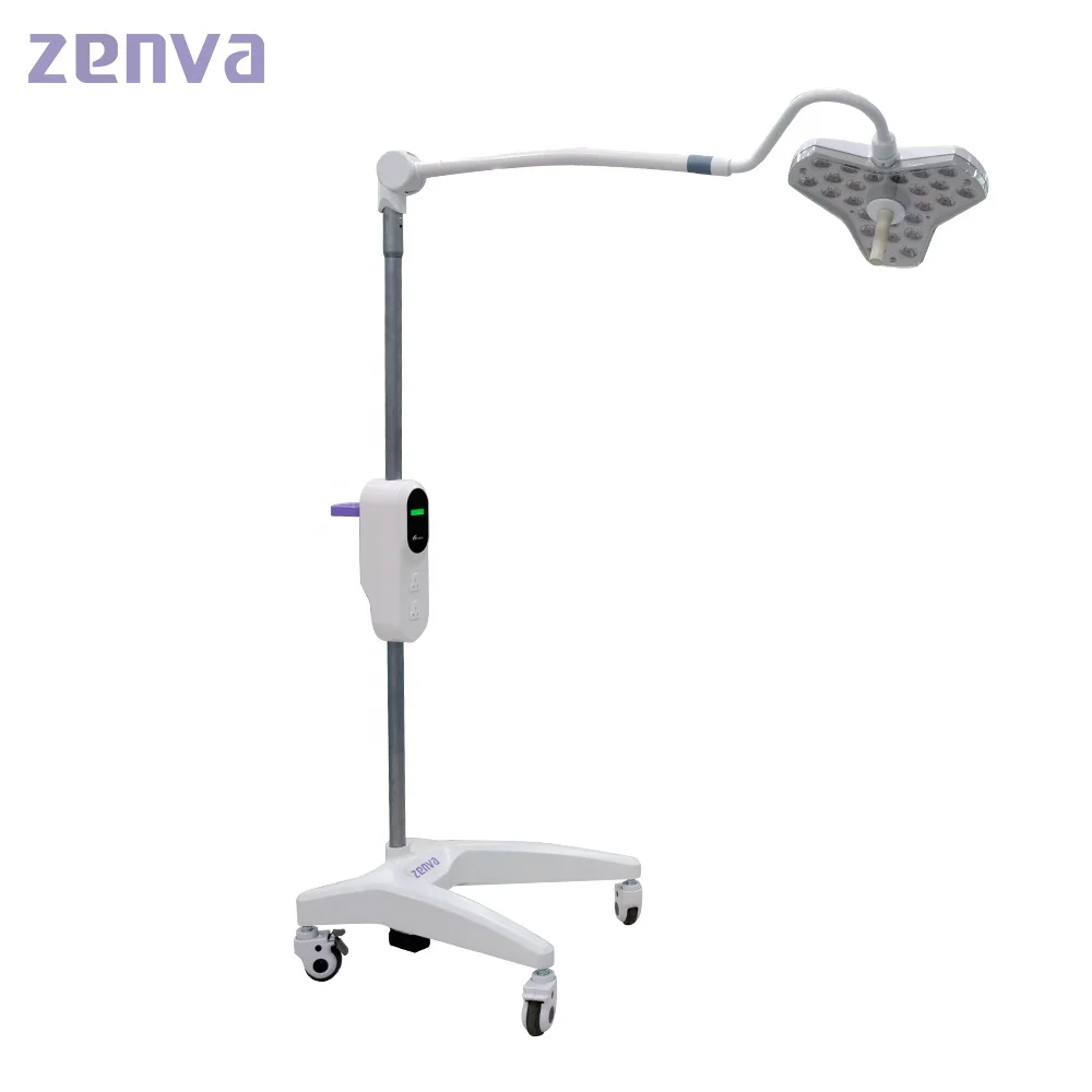 Clinic Portable Floor Stand LED Medical Mobile Type Light Operation Examination Led Operation Mobile Medical Lamps