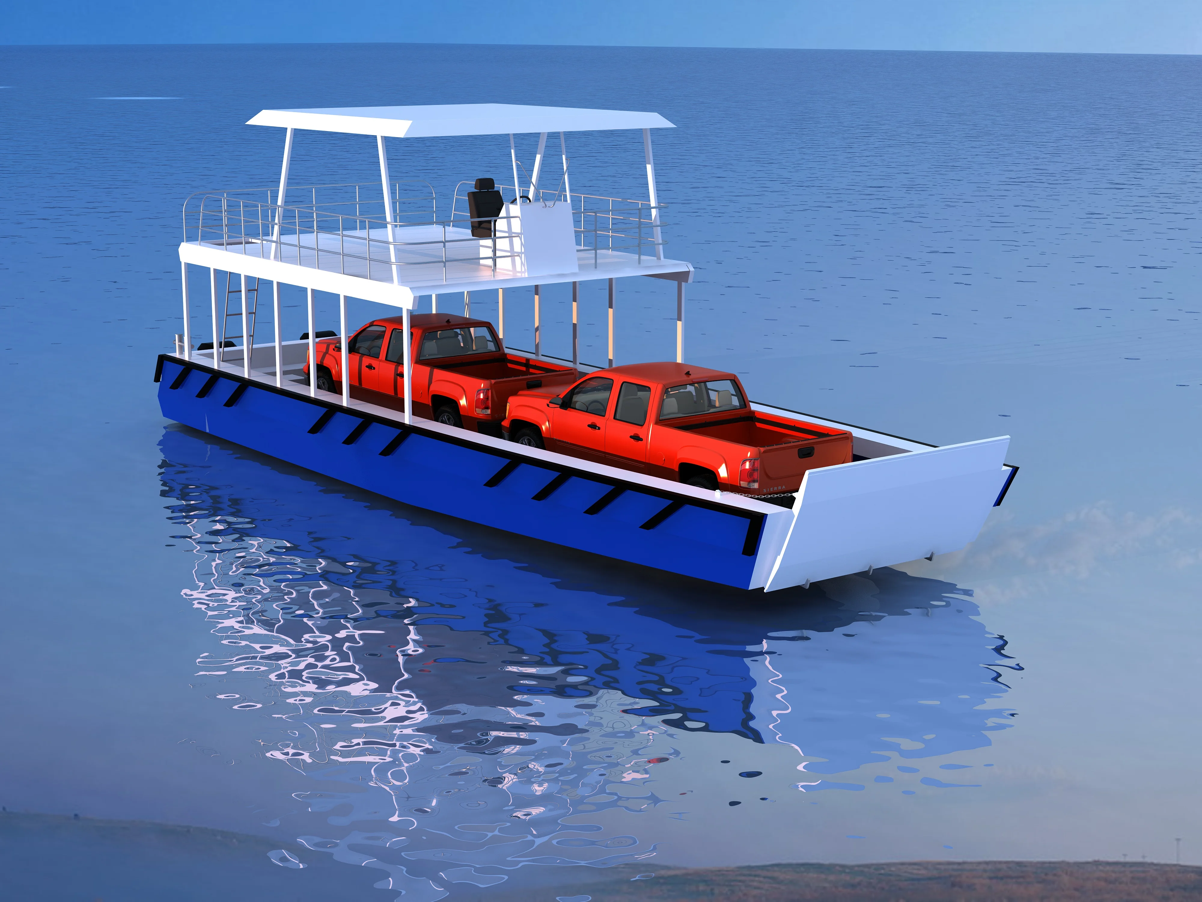 15M/49FT aluminum landing craft work cargo vessels Deep Vee hull