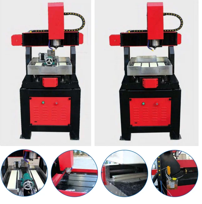 mini cnc 4040 jade carving machine 2.2kw stone cutting machinery 4 axis wood/aluminum engraver for sale