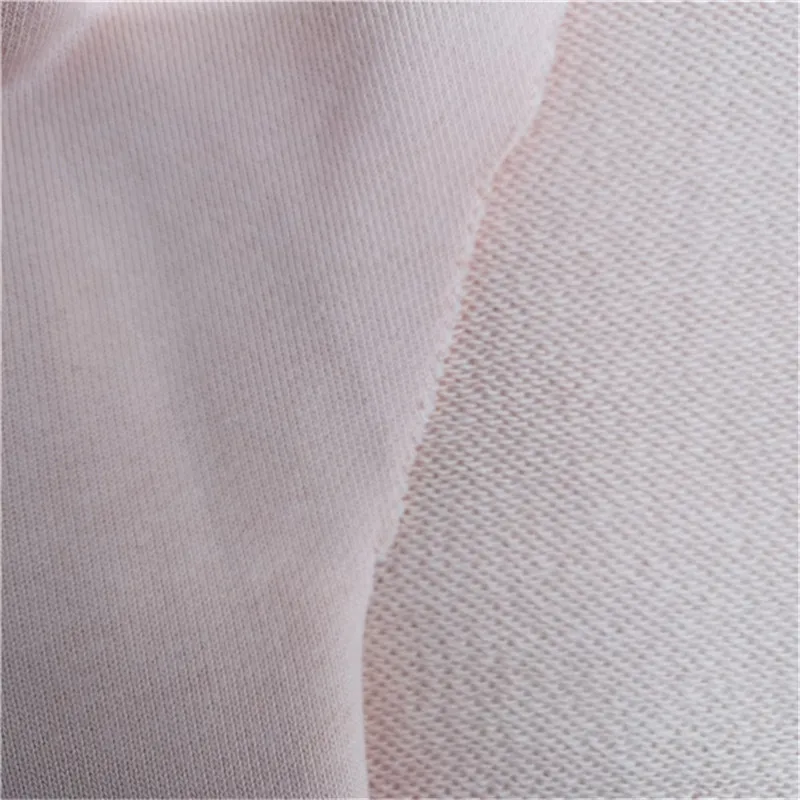 Thick Twill Cotton French Terry Fabric 450gsm Cotton Loop Terry Fabric For Sweatpants