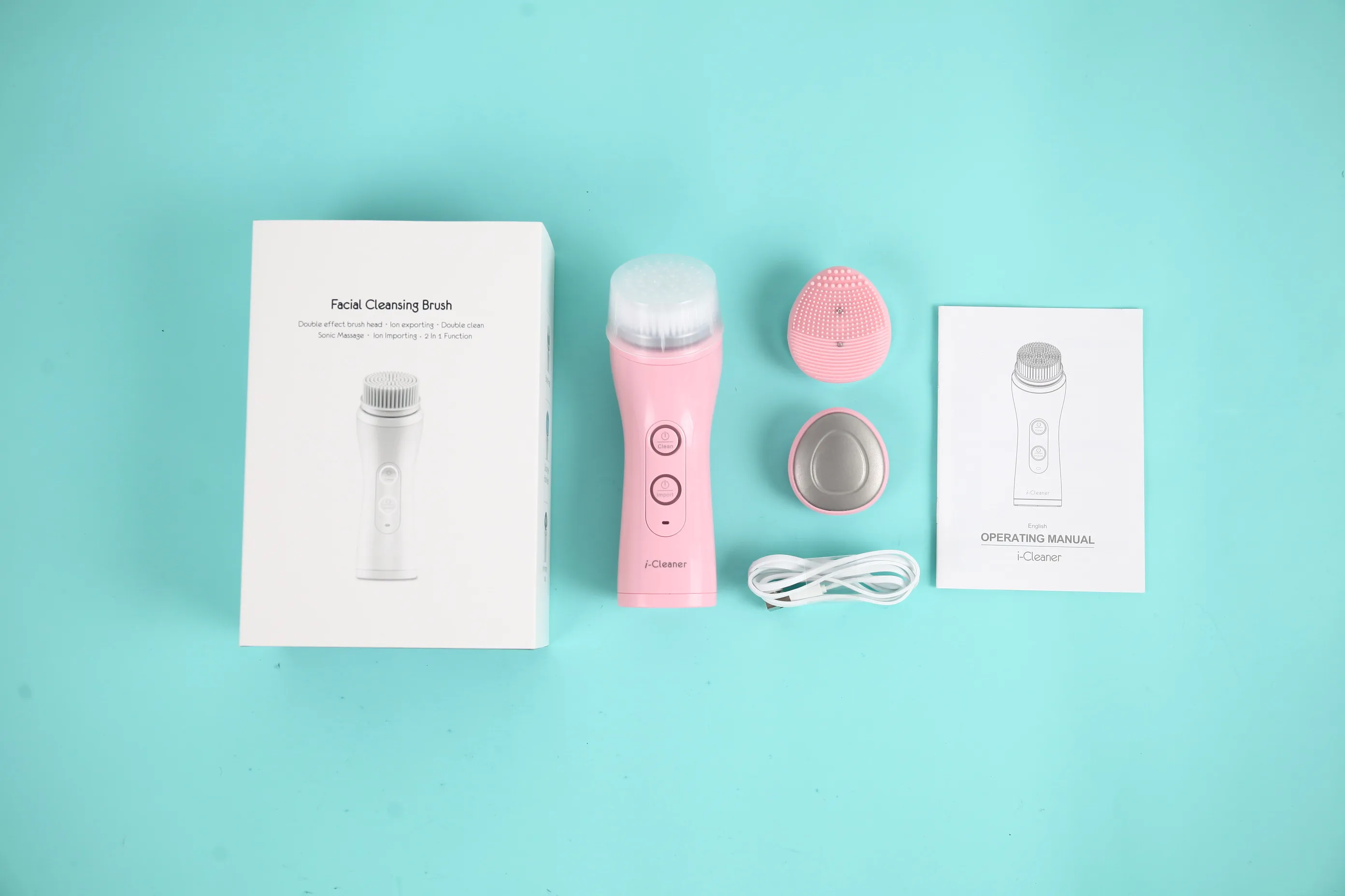  Kizoku Life поставляется в комплекте F62 Ion Sonic глубокое очищение лица многофункциональное электрическое очищающее средство для цветная коробка OEM логотип 1