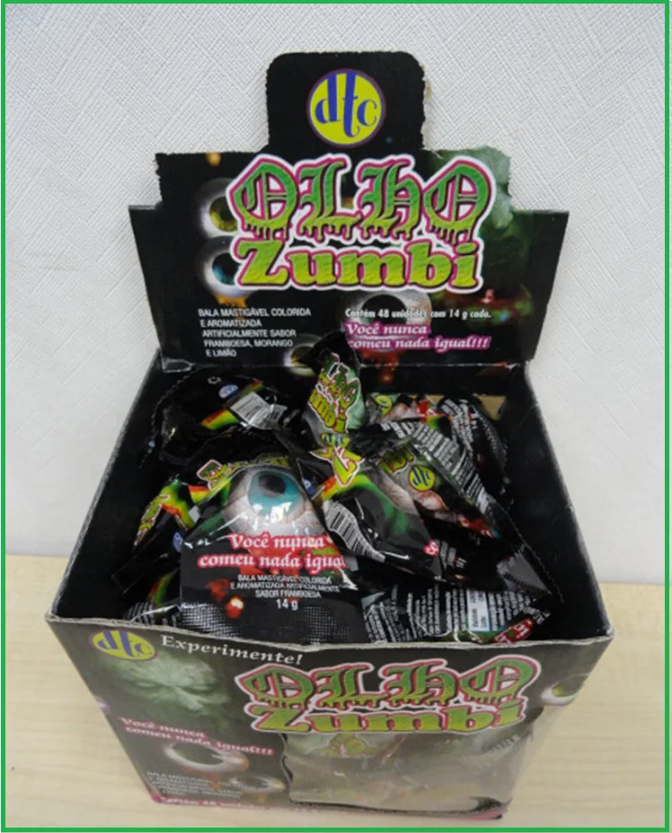 Halloween 3D eyeball gummy candy body parts soft jelly sweets
