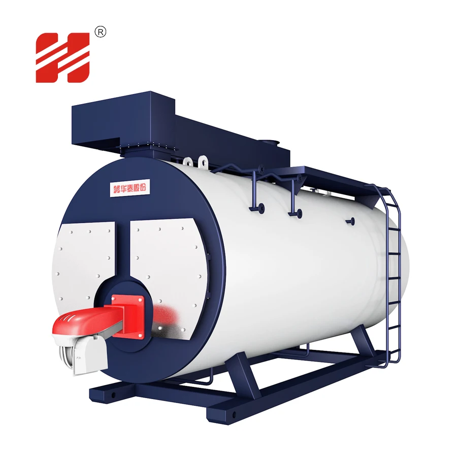 Wns Series Horizontal 6t Oil Diesel Fuel Steam Boiler In Textile Factory