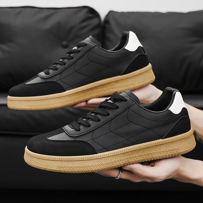 MNV Wholesale Custom Logo Suede Leather Men Casual Shoes Zapatillas Hombre Men Casual Skateboard Shoes