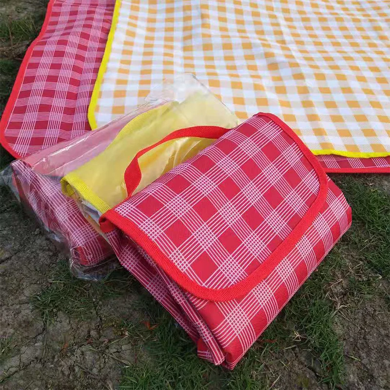 Stocked double camping mat for outdoor