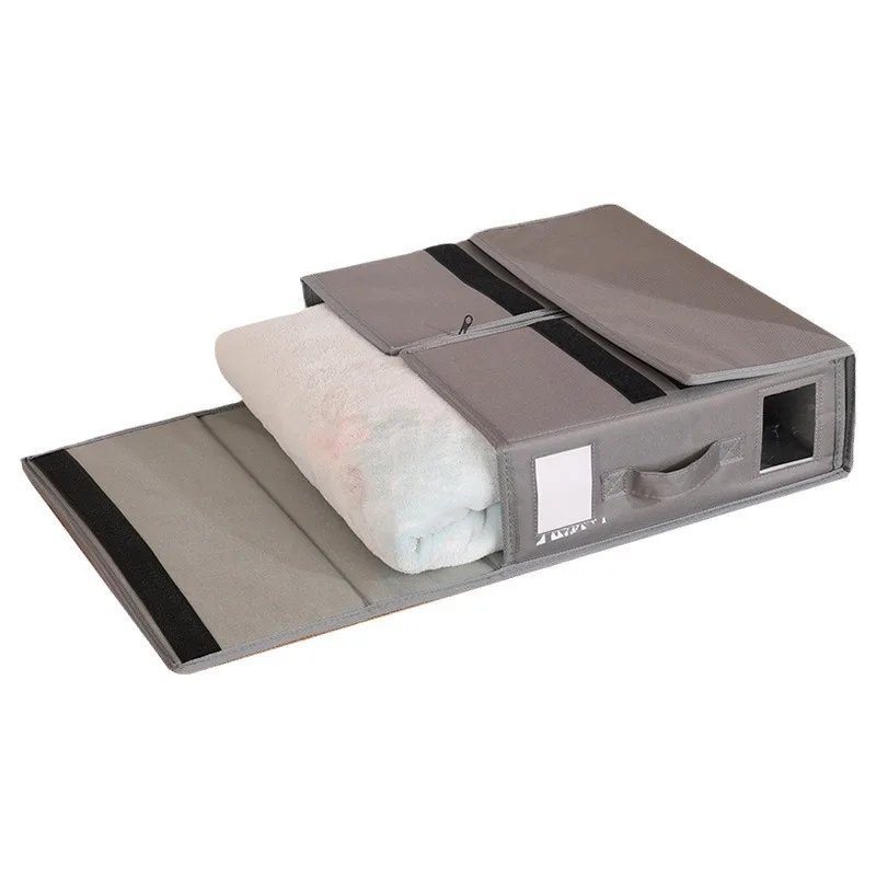Foldable Sheet Organizer Sheet Organizers and Storages Foldable Bed Sheet Organizer With Window and Label for Linen Closet
