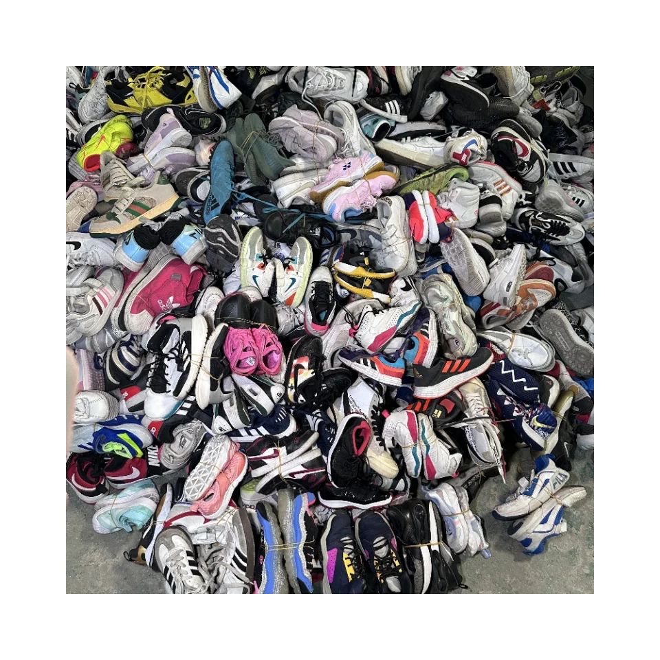 S07 Wholesale used high quality mixed all types of branded  hot sale  second hand children shoes in bale