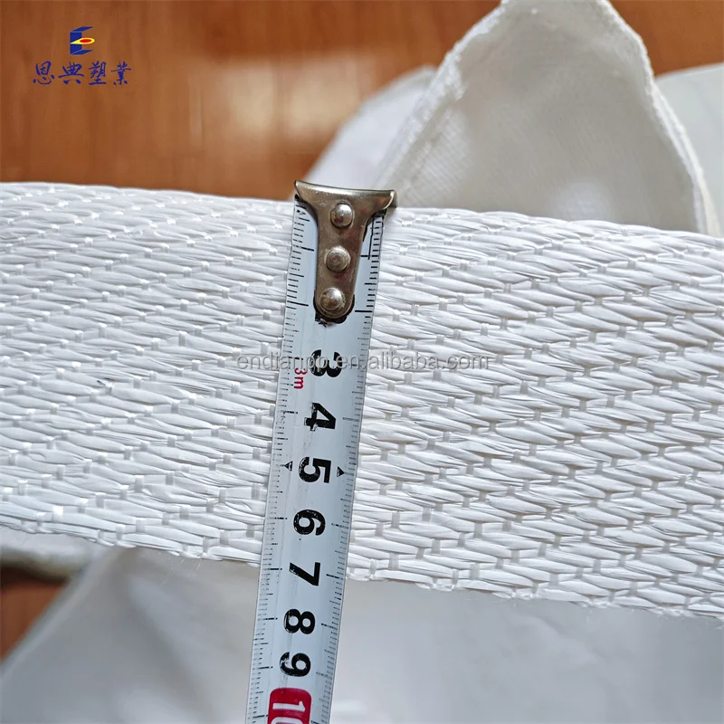 Custom 1Ton 1000KG 1500KG Fibc Big Bags with Flat Bottom Discharge FIBC Bulk Bag