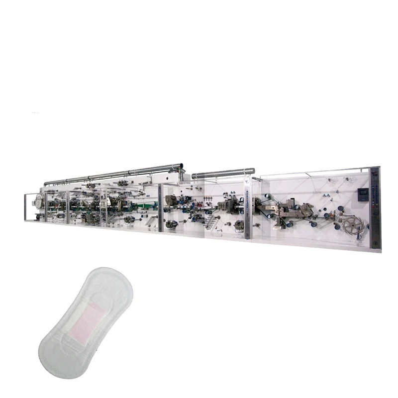 Female sanitary napkin pads servo design making machine