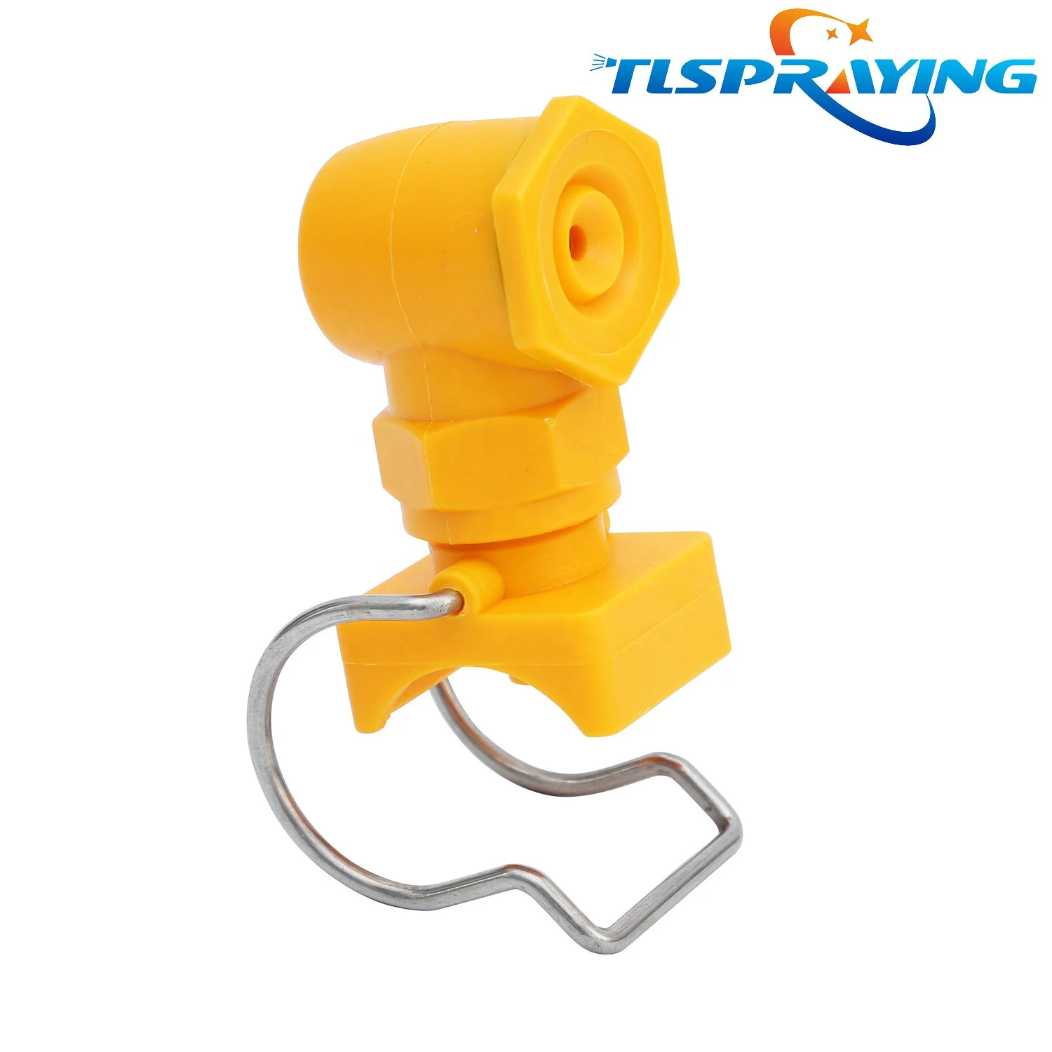 High quality Plastic Hollow Cone Spray Clip Eyelet Nozzles; Pipe Clamp Nozzle; Impact Sprinkler With Clip on Nozzle