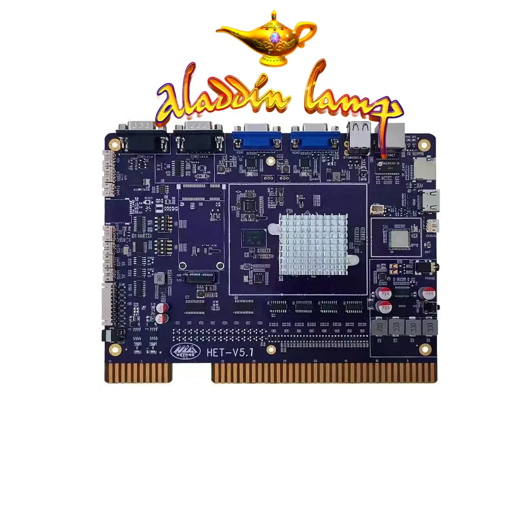 HET5.1 печатная плата Заводская игровая доска Aladina с высокой прибылью для одного и двух экранов игрового шкафа который предпочитают игроки