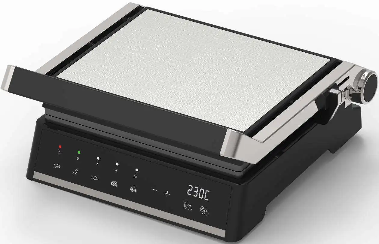 180 degree Full Open Non-stick Plate Removable Oil Tray Electric Sandwich Panini Hot Press panini Grill Machine maker