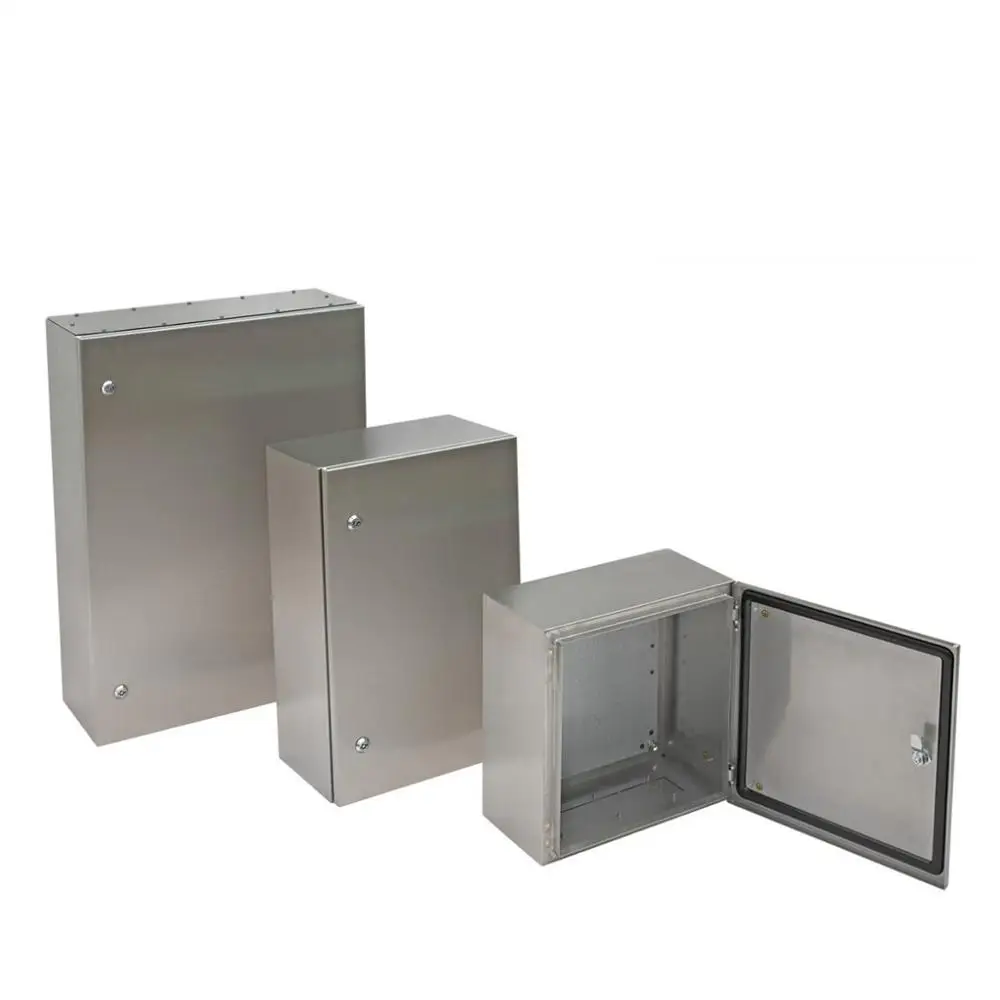 Customized stainless steel sheet fabrication outdoor small metal stamping enclosure