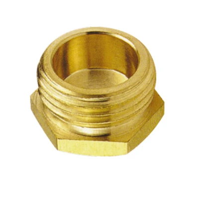 OEM Brass Hexagonal Cap Fitting Brass Factory NPT/BSP Thread Supply for Water System