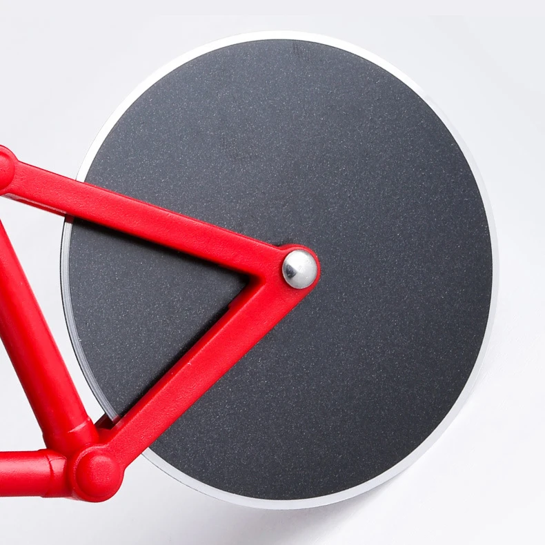 Bicycle Pizza Cutter Wheel Motorcycle Pizza Roller Non-Stick Stainless Steel Double Pizza Cutter