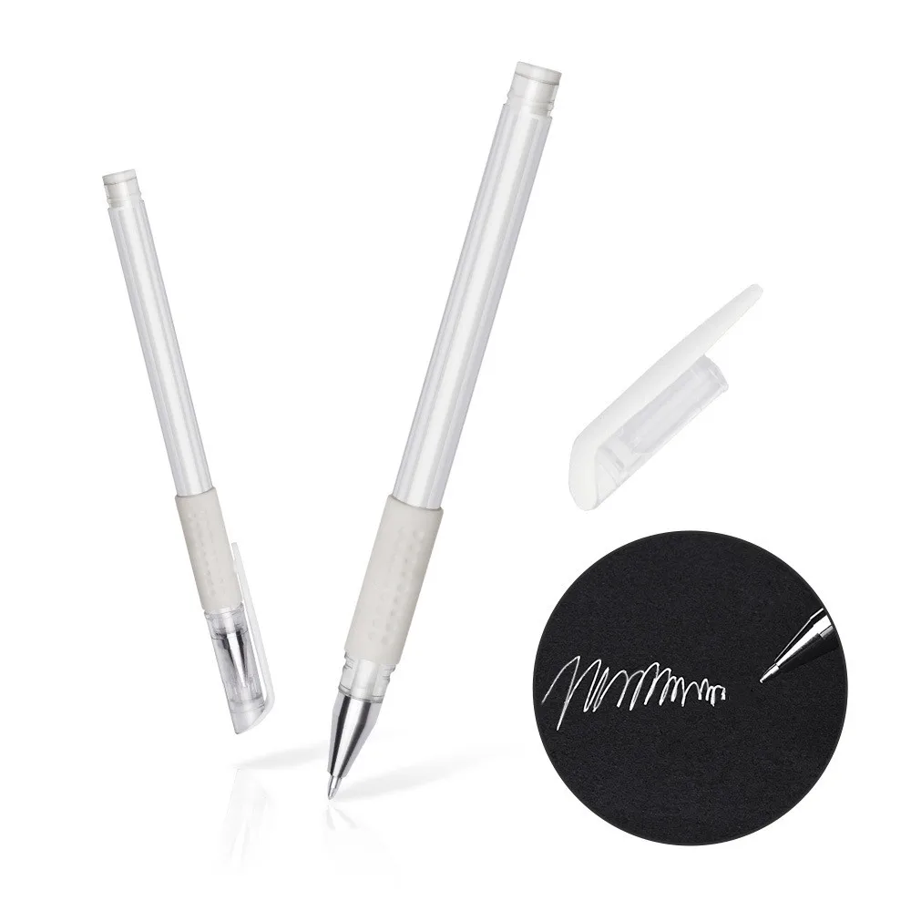 White Color Calligraphy Drawing Tool Pen Design Permanent Marker Pens Ink Smooth Sterile Tattoo permanent waterproof marker pen