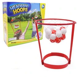 Hot Sale Mini Basketball Headband Hoop Game Toy Headband Net With 20 Balls Indoor And Outdoor Toys For Kids And Adults