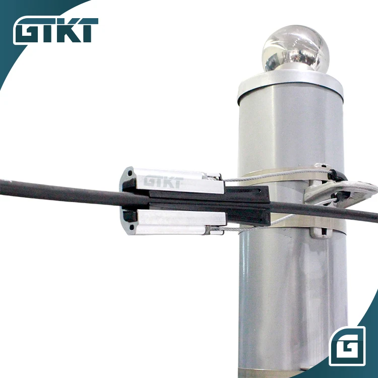  Fiber optic cable tension wire clip Aluminum Alloy Insulated Clamp Cable Metal Steel of fiber