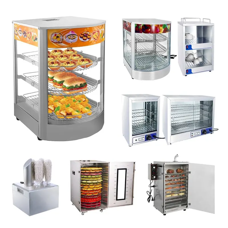 Restaurant Food Warmer Display Glass Food Warmer Display Showcase New Design Food Warmer Display Counter