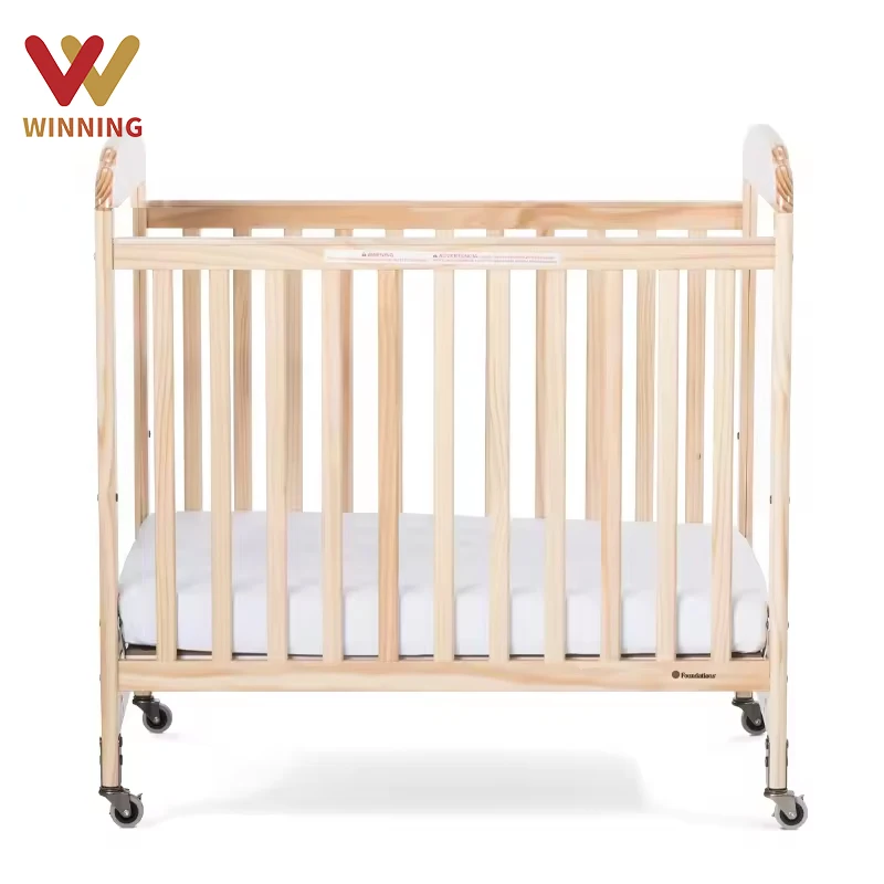 Winning Children Beds Kids Solid Wooden Single Bed For Kindergarten Resting Bed Daycare Furniture Sleeping Cot For Kid Baby Crib