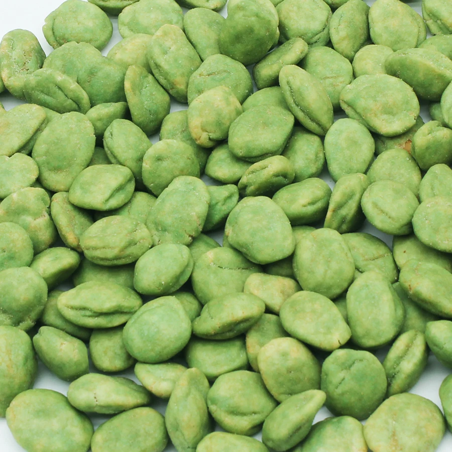 Сертифицированный BRC HACCP Васаби жареный арахис с покрытием плоская форма