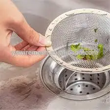 Mesh Drain Stopper Sink Drain Strainers Covers Stainless Steel Silver YS Modern Kitchen Sink Polished 3D Model Design 4.5 Inch
