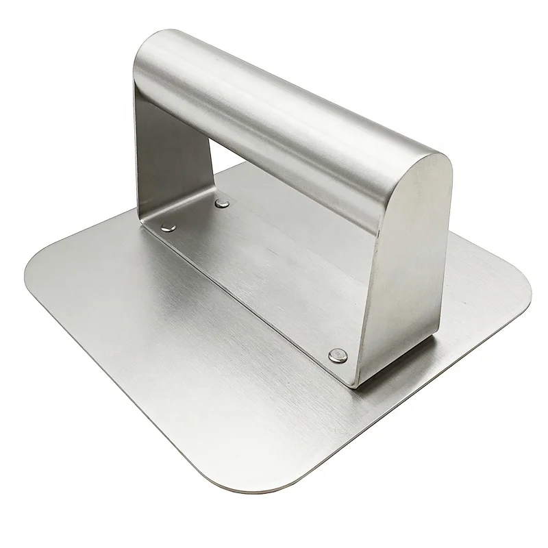 China Wholesale Hamburger Press Burger Patty Maker Professional Meat Press Food Grade Stainless Steel Smashed Burger Press