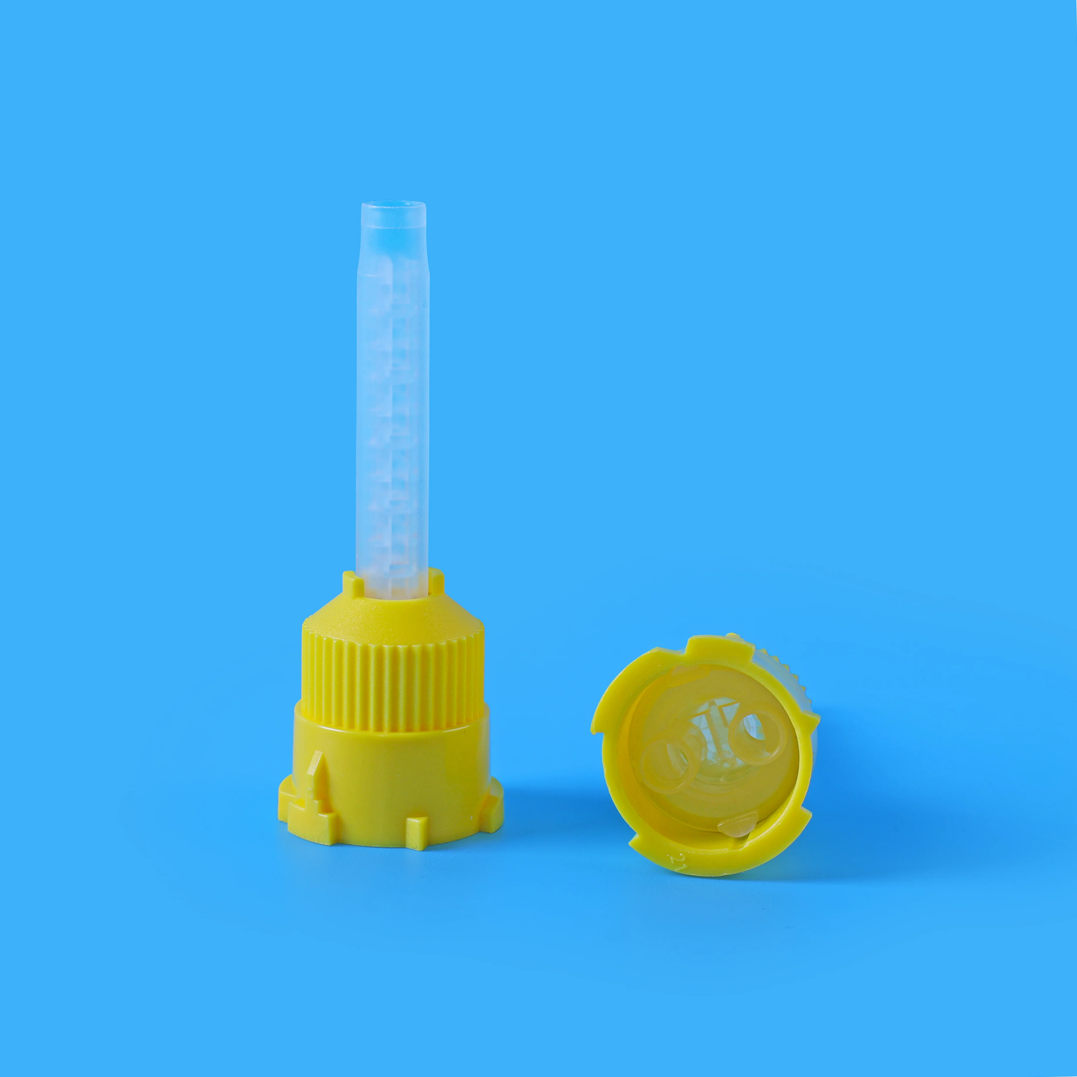 Dental Silicone Rubber Conveying Head Disposable Mixing tips Color Tube Impression Materials Dentistry Tool