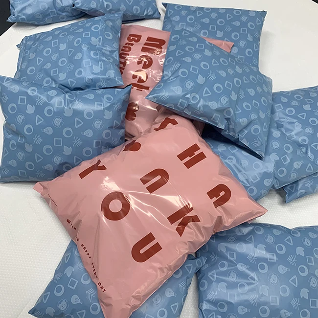 Pink Love Heart Cute Mailing Bags Australia Dress Shirt Coloured Poly Pvc Bag Mail Hair Packing Mailing Bag Compostable Frosted