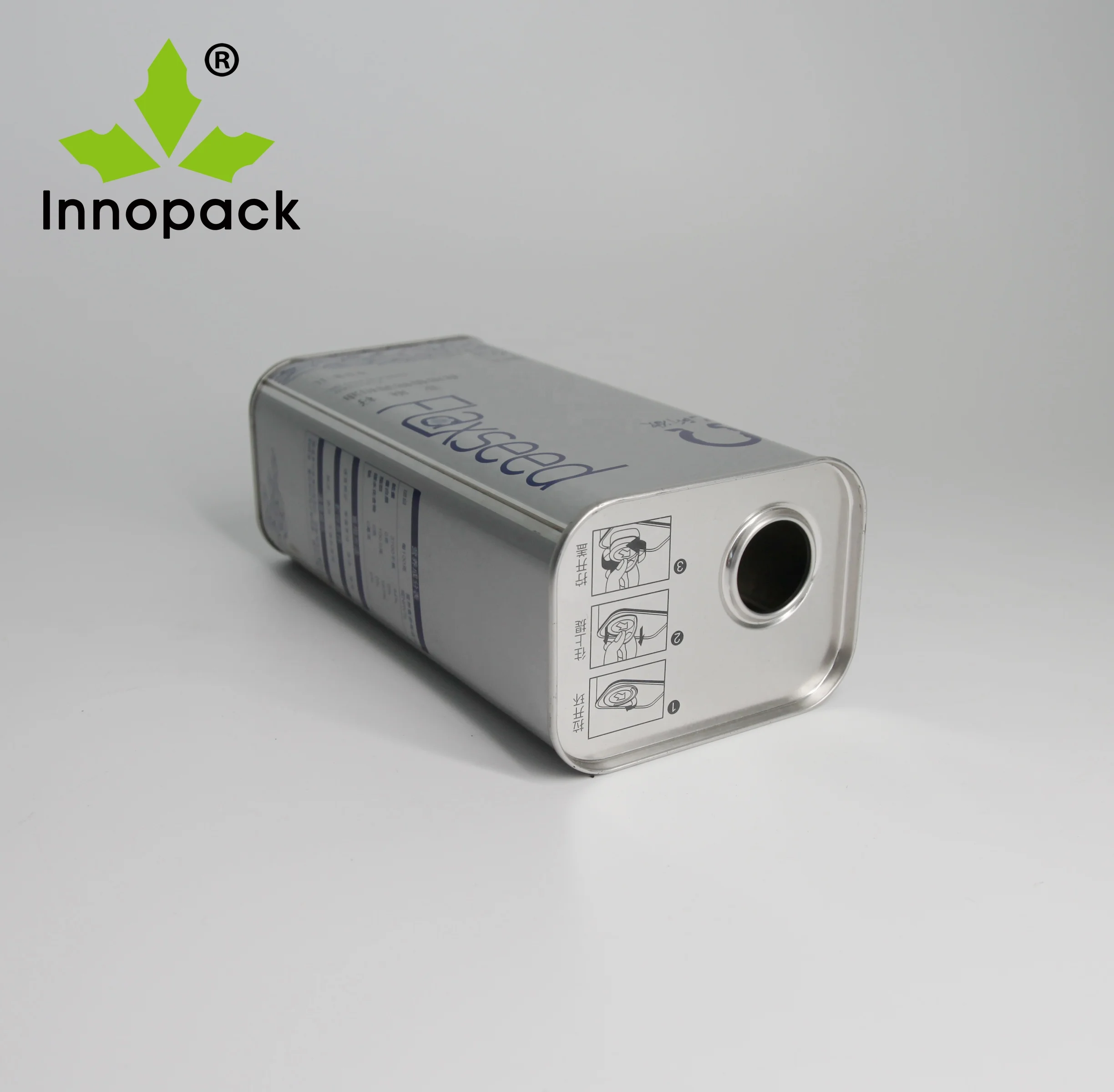 Factory Price Empty 1L Olive Oil Cooking Oil Packaging Tin Square Metal Can