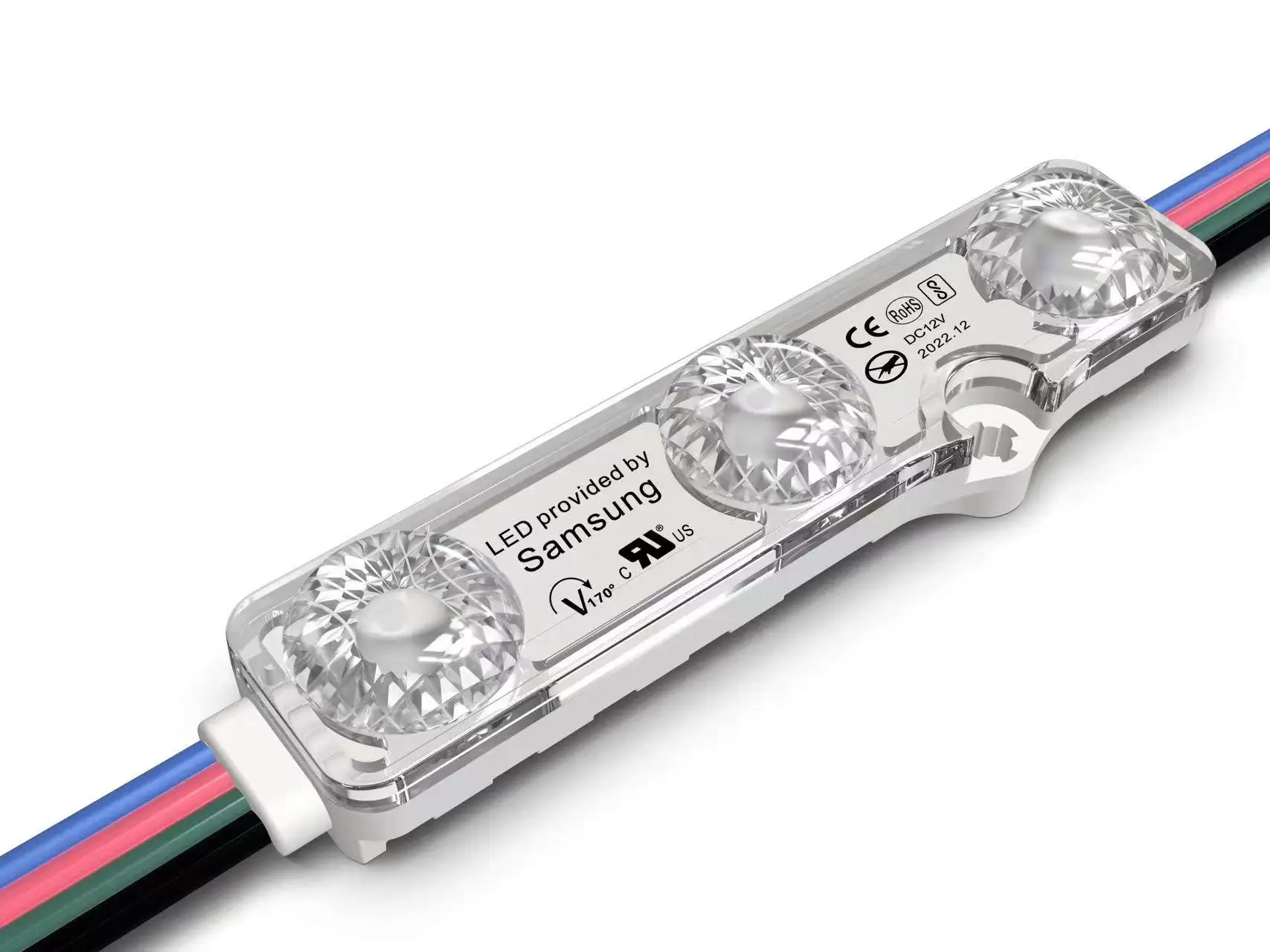 Injection LED modules Samsung LED No voltage loss 170 degree 2835 IP68 DC12V LED modules