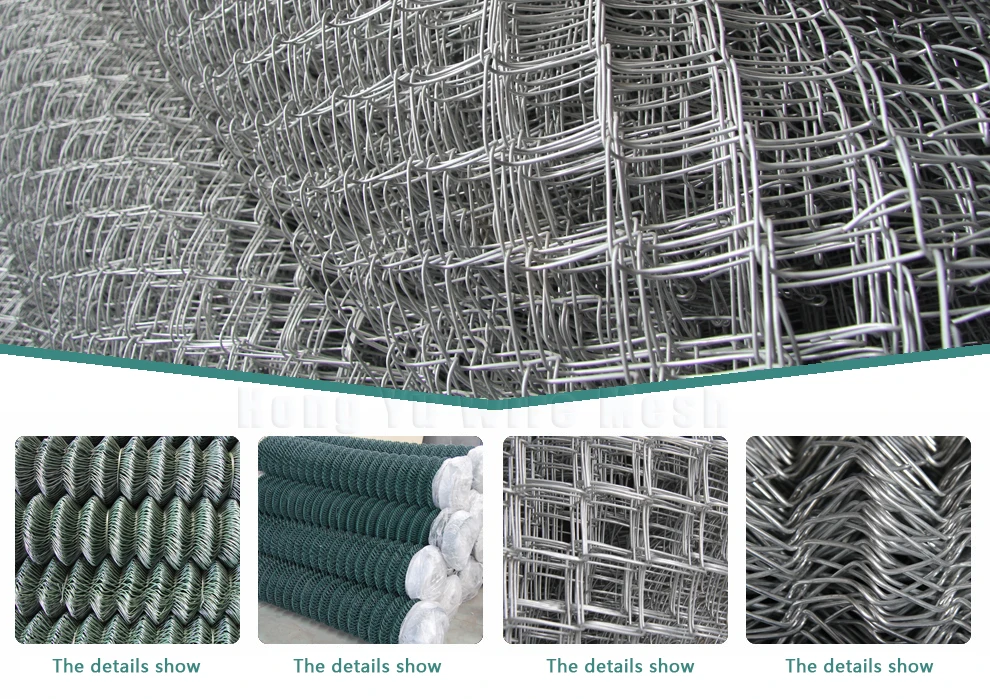 Wholesale 8 foot blue vinyl coated batting cage chain link fence accessories for sale