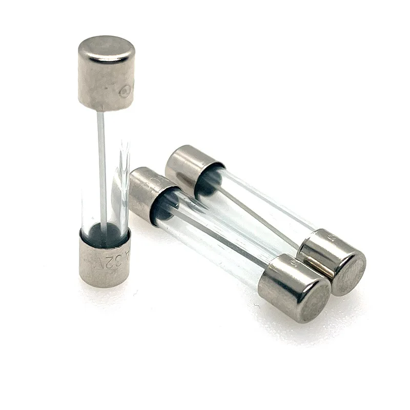 Glass Fuse 1/2/3/4/5/7.5/10/15/20/25/30 AMP Fuse Columnar