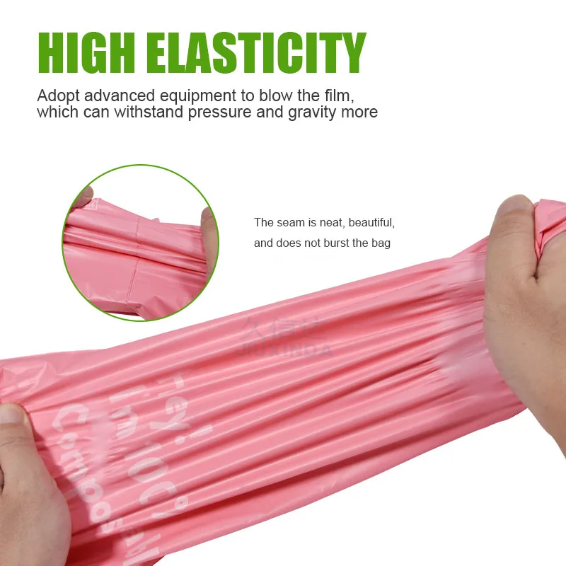 eco friendly Wholesale self adhesive sealing transparent poly mail packaging bag biodegradable mailing bags free shipping