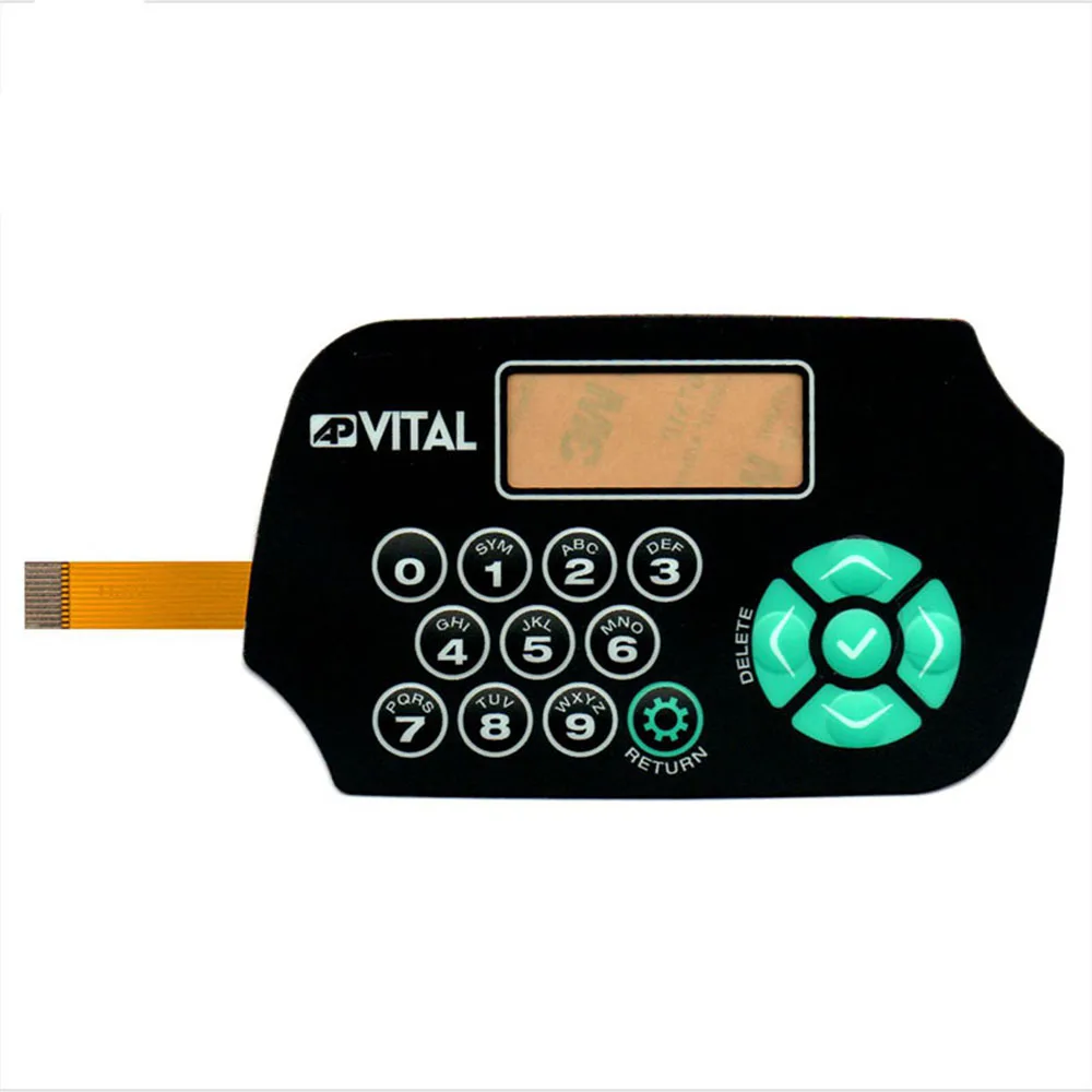 Screen Printing PET/PC Graphic Overlay Custom Membrane Keypad Keyboard Switch Sticker