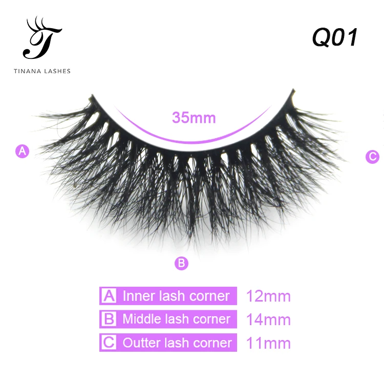 Lashes3d оптовый поставщик норковые ресницы 3d с клеем для