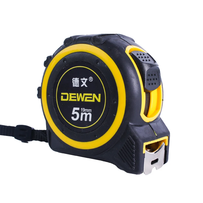 DEWEN Hot Selling High Quality Metric Scale Steel Ruler Rust-Proof Durable Tape Measure Ruler Tape