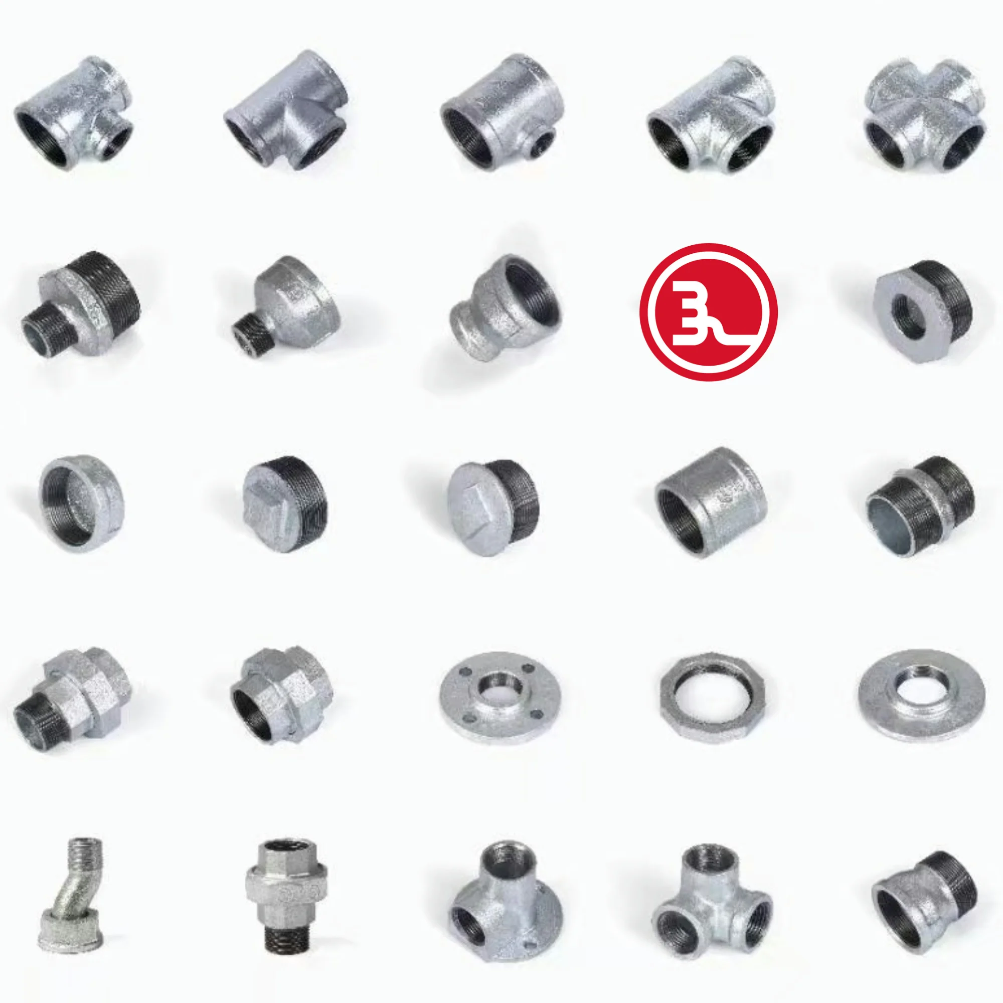 Jianzhi diy pipe fittings cs pressure and barb tube cwell pdipe malleable iron galvanized pipe fittings