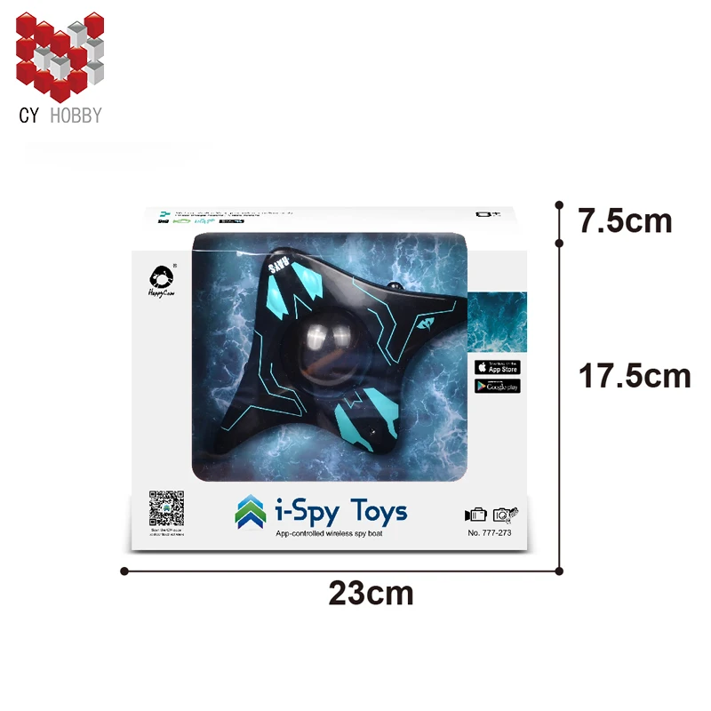 Mini Wifi Remote Control Six-Way Real-Time Transmission Underwater Camera Toy Boat